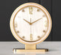 Leather Creative Placement Home Fashion Desk Clock