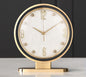 Leather Creative Placement Home Fashion Desk Clock