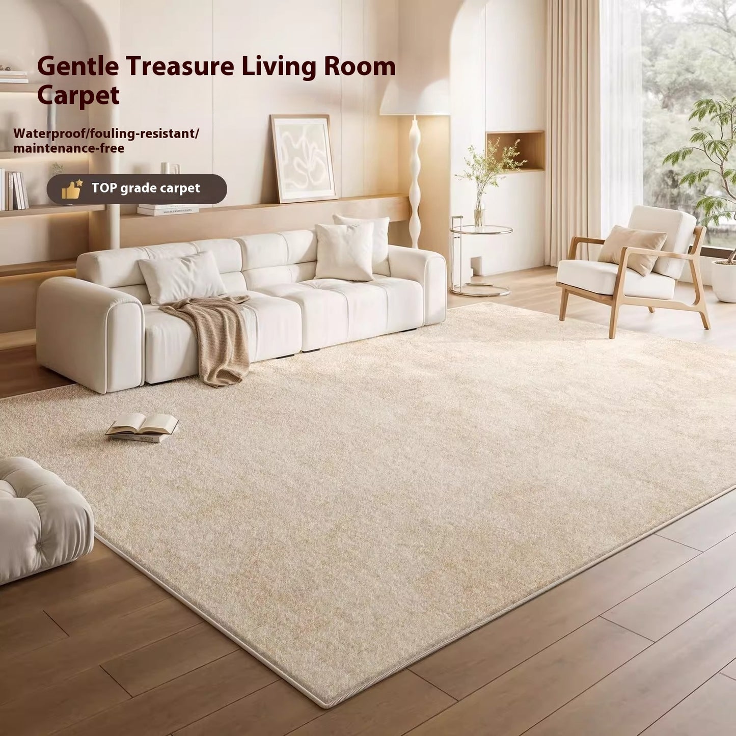 Large Area Waterproof Washable Erasable Living Room Home Carpet